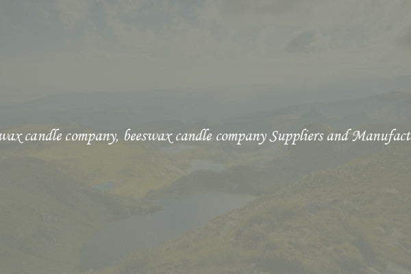 beeswax candle company, beeswax candle company Suppliers and Manufacturers