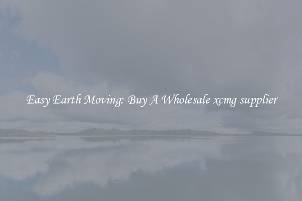 Easy Earth Moving: Buy A Wholesale xcmg supplier