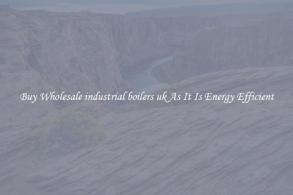 Buy Wholesale industrial boilers uk As It Is Energy Efficient