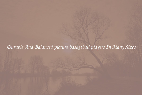 Durable And Balanced picture basketball players In Many Sizes