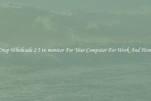 Crisp Wholesale 2 5 tv monitor For Your Computer For Work And Home