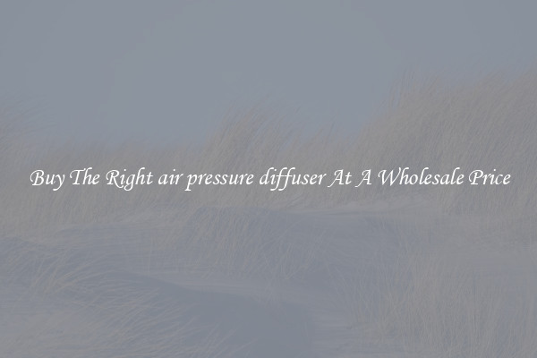 Buy The Right air pressure diffuser At A Wholesale Price