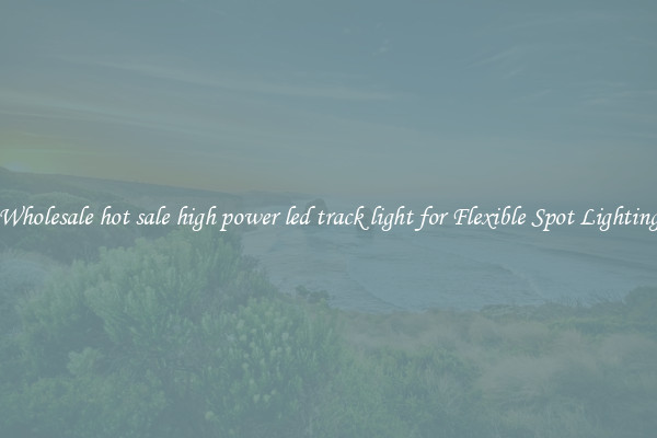 Wholesale hot sale high power led track light for Flexible Spot Lighting