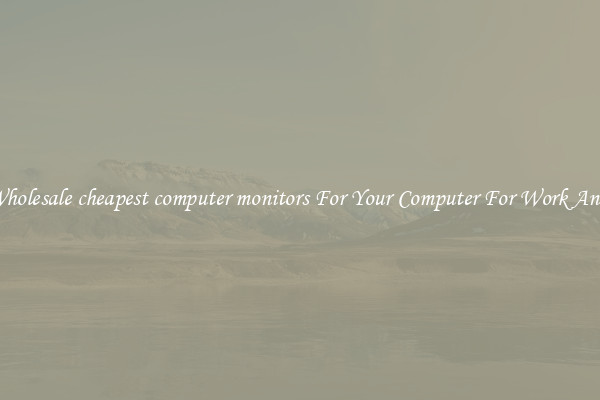 Crisp Wholesale cheapest computer monitors For Your Computer For Work And Home